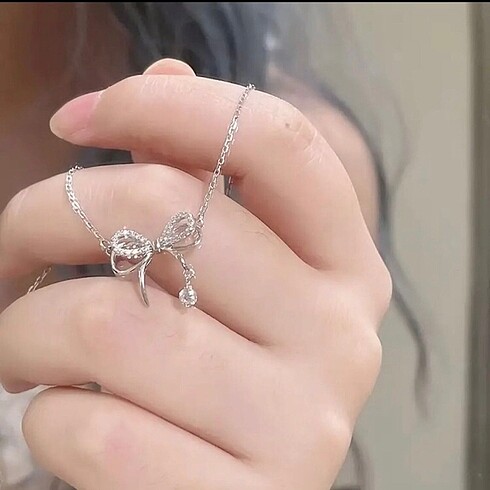 Sheinside kurdeleli coquette kolye