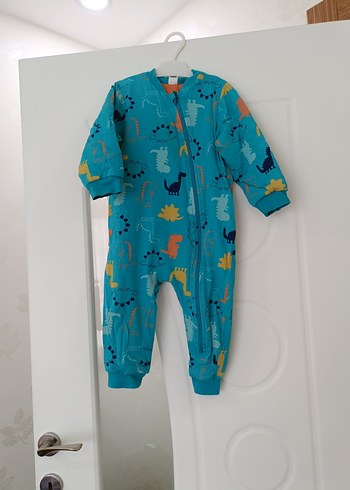 LC Waikiki Renkli Dinozor Desenli çocuk Tulumu