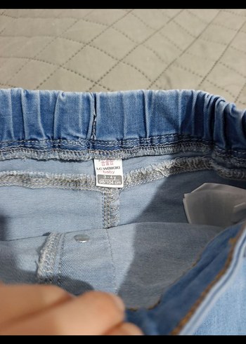 3-4 yaş kız zara badi ve lcw kot etek - Görsel 6