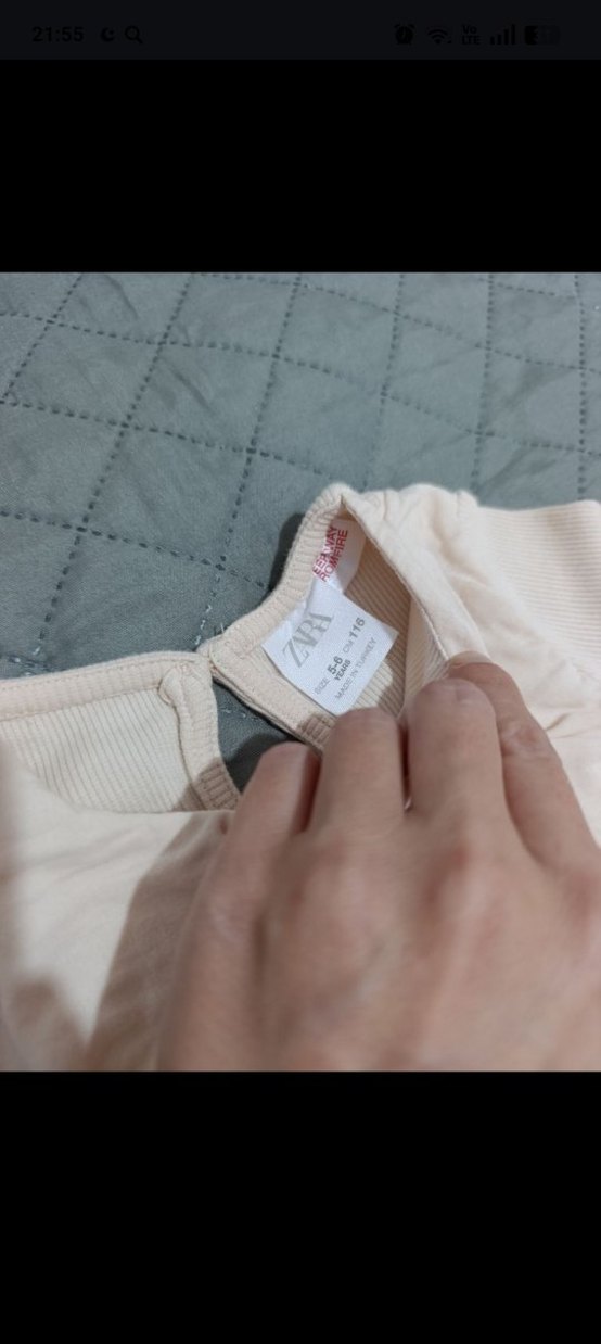 3-4 yaş kız zara badi ve lcw kot etek - Görsel 5