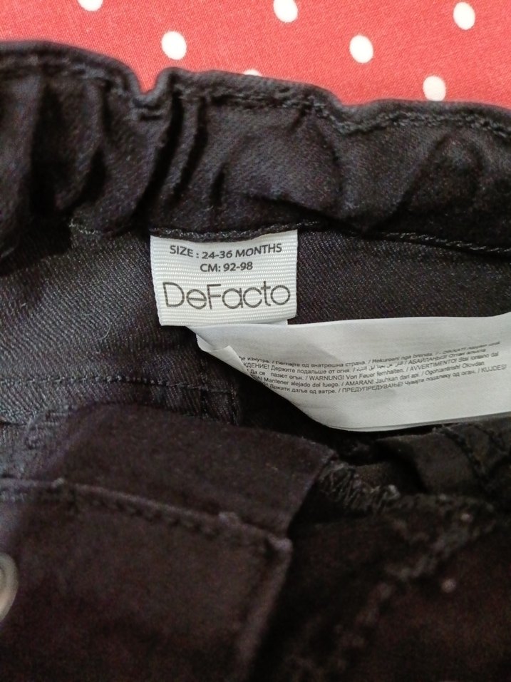 Kız çocuk Jean pantolon - Görsel 4