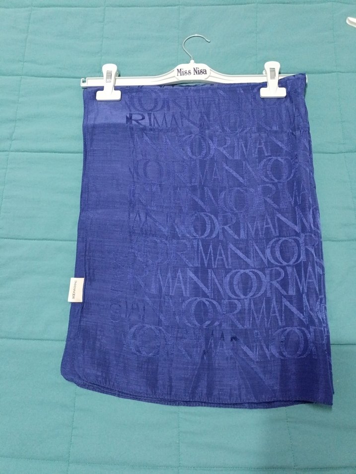 Lacivert İmannoor şal - Görsel 2