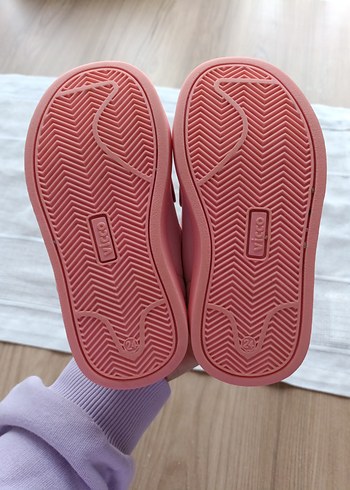 Kız Çocuk Pembe Işıklı Cırt Cırtlı Spor Ayakkabı vicco - Görsel 9