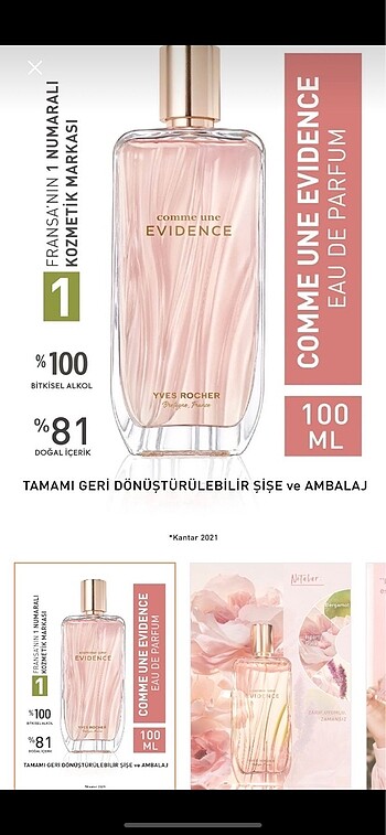 EVİDENCE PARFÜM 100 ML