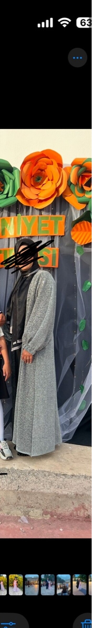 Işıltılı abaya