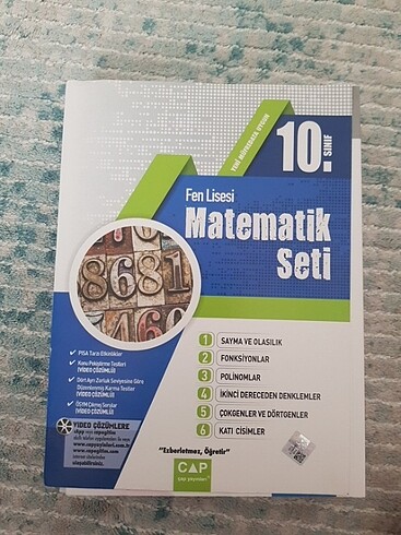 10. Sınıf Çap yayınları matematik Seti 