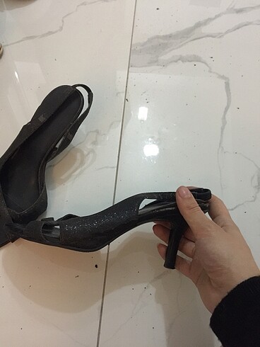 36 Beden siyah Renk Topuklu ayakkabı