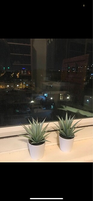 Yapay çiçek 2li