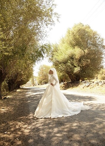 Tesettür gelinlik  - Görsel 5