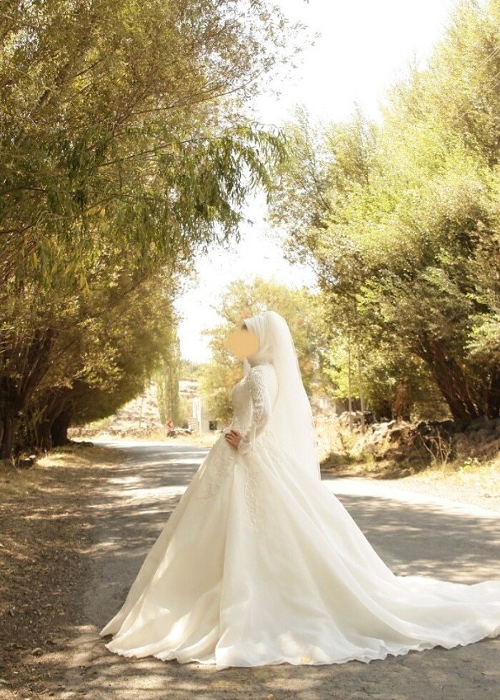 Tesettür gelinlik  - Görsel 2