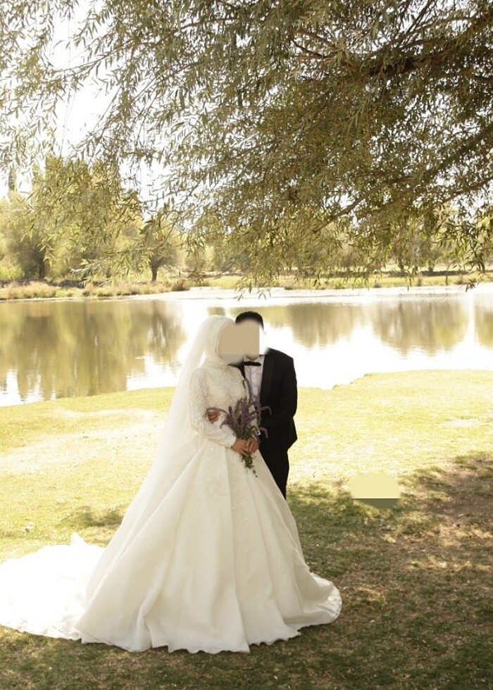 Tesettür gelinlik  - Görsel 3