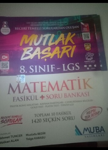 8. Sınıf Matematik Test Kitabı Muba