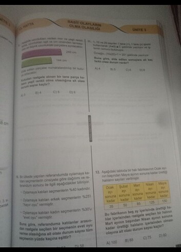  Beden 8. Sınıf Matematik Dna Yayinlari