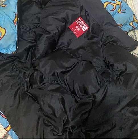 Mavi Siyah Erkek Mont - Görsel 4