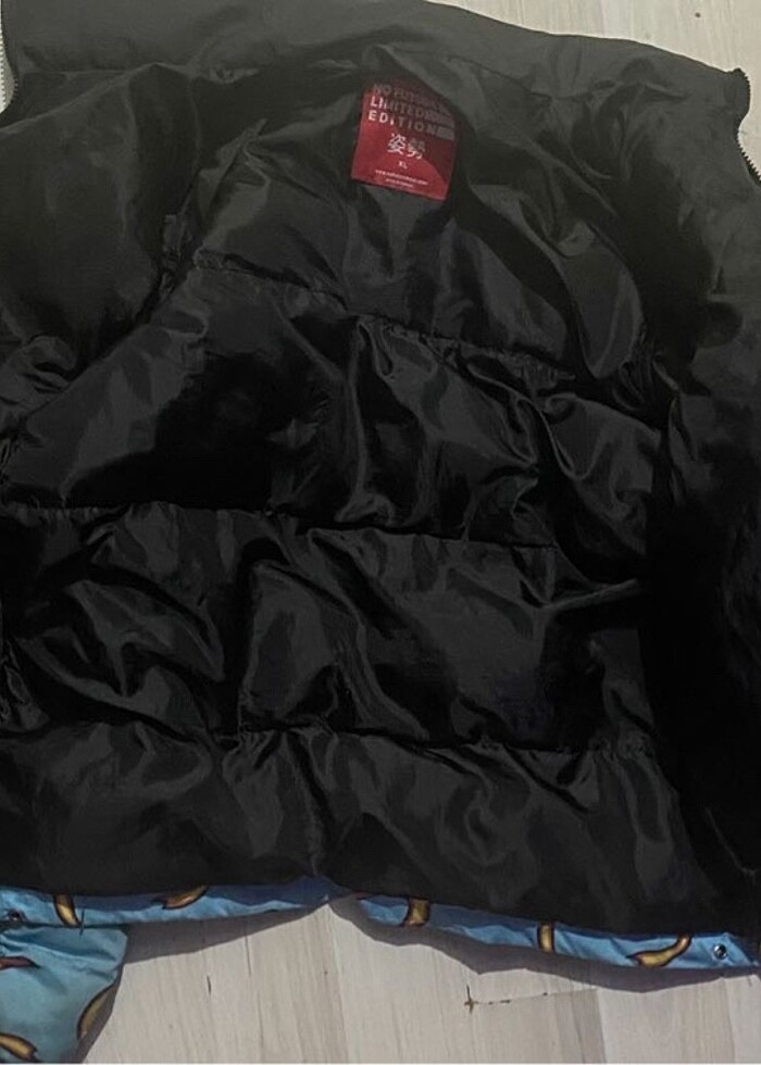 Mavi Siyah Erkek Mont - Görsel 2