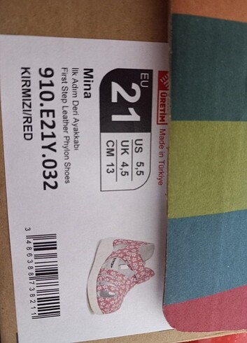21 Beden pembe Renk Vicco 21 numara