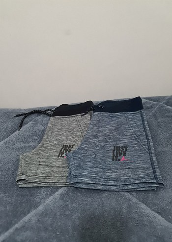 Gri Baskılı Rahat şort - Görsel 2