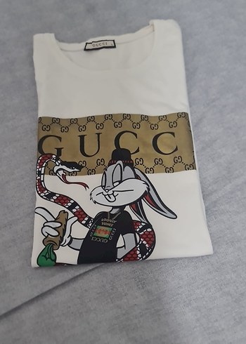 Baskılı Beyaz Kız çocuk tişörtü - Görsel 3