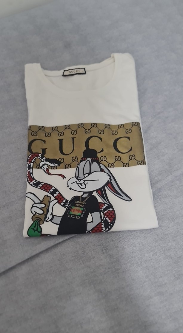 Baskılı Beyaz Kız çocuk tişörtü - Görsel 3