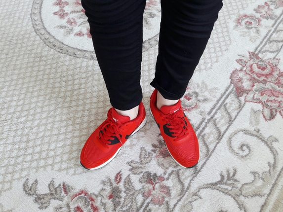 36 Beden kırmızı nike spor ayakkabı aırmi×
