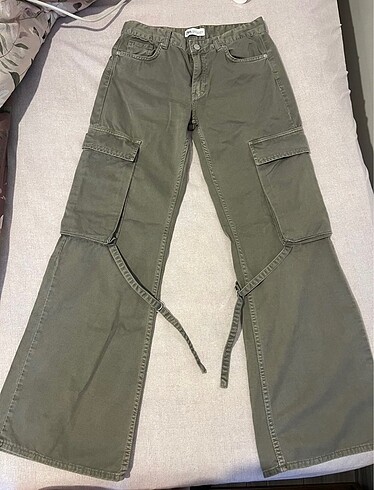 Zara Kargo Haki Pantolon