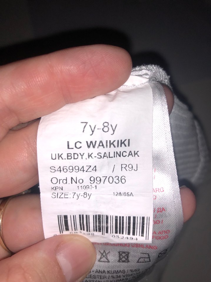 Uzun Kollu Fırfırlı dantelli Beyaz Kız Bluz - Görsel 5