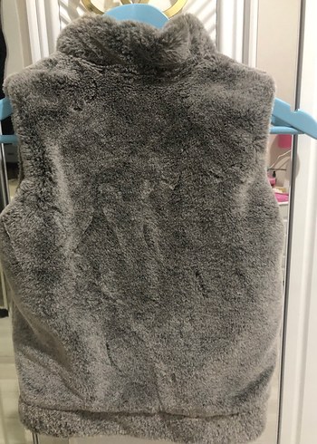 Kız çocuk kürklü yelek - Görsel 4