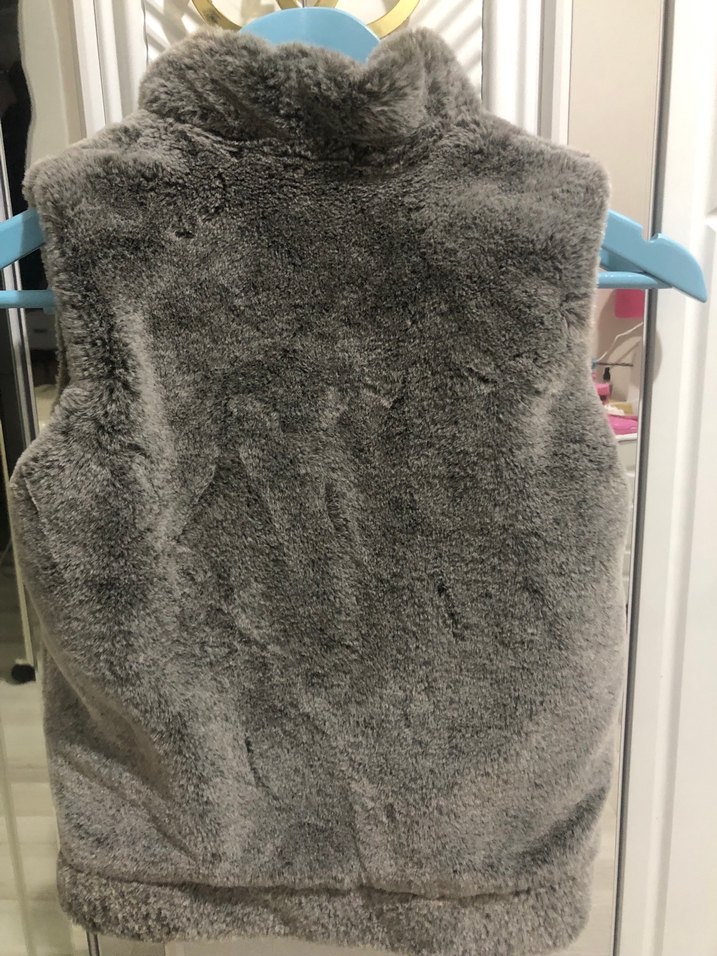 Kız çocuk kürklü yelek - Görsel 4