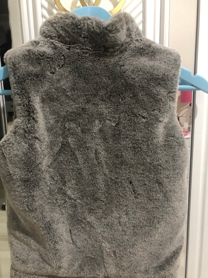 Kız çocuk kürklü yelek - Görsel 5