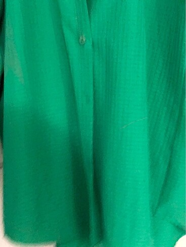 38 Beden yeşil Renk Kadın gömlek