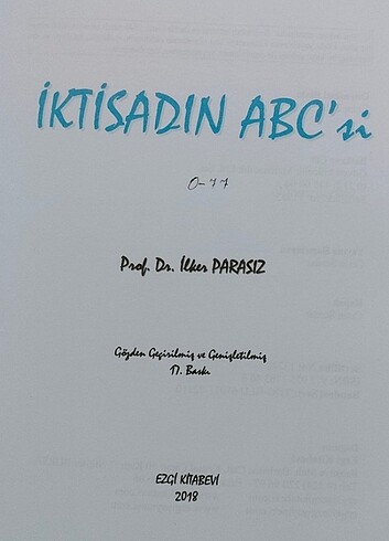  İktisadın ABC'si