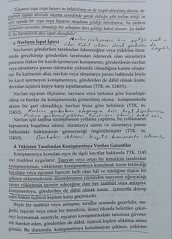  Beden Deniz Ticareti Hukuku