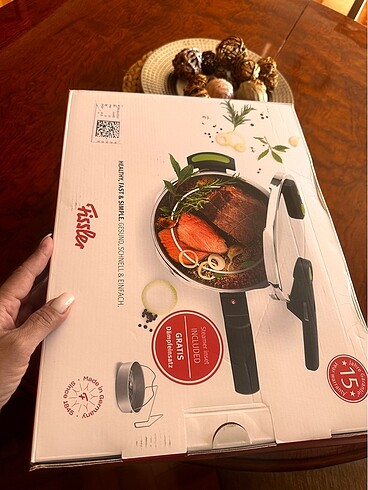 Fissler Fissler düdüklü tencere buhar aparatlı 4.5 Lt