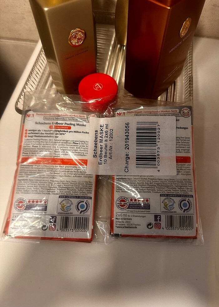 Schaebens cilt maskesi peeling  2 adet - Görsel 2