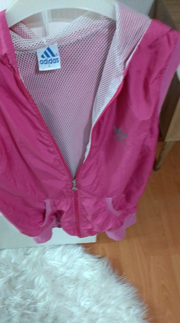 Kapüşonlu, Fermuarlı Pembe Kız Çocuk Yeleği - Görsel 3