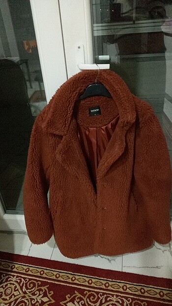 xl Beden kahverengi Renk Peluş kabañ