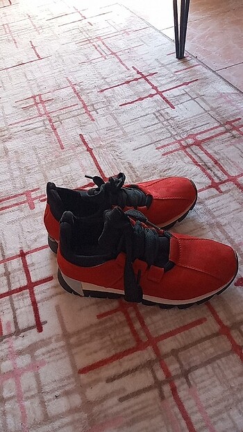 38 Beden kırmızı Renk Bayan ayakkabısı