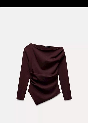 Zara asimetrik bluz