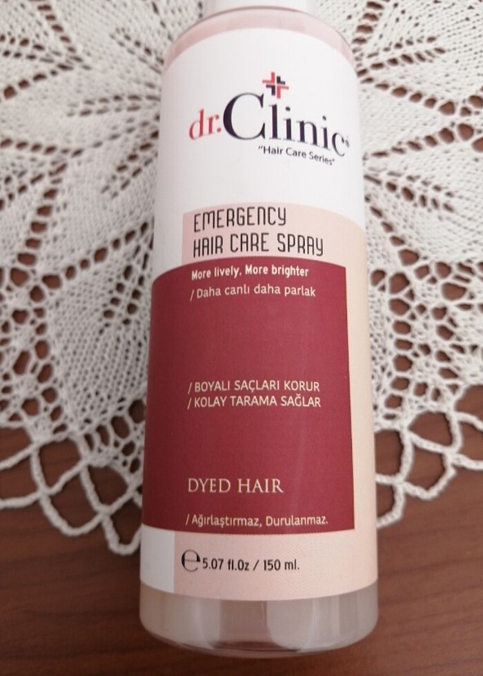 Dr. Clinic saç açıcı sprey  - Görsel 2