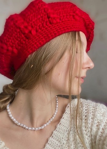 Kadın fransız beret - Görsel 3