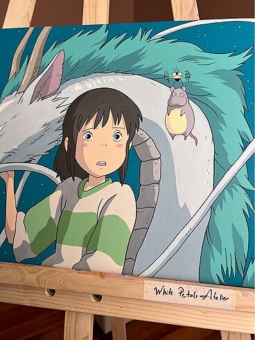 Tasarımcı Spirited Away ruhların kaçışı miyazaki akrilik tablo