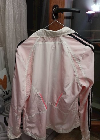 Adidas Pembe Fermuarlı Adidas Spor Ceket