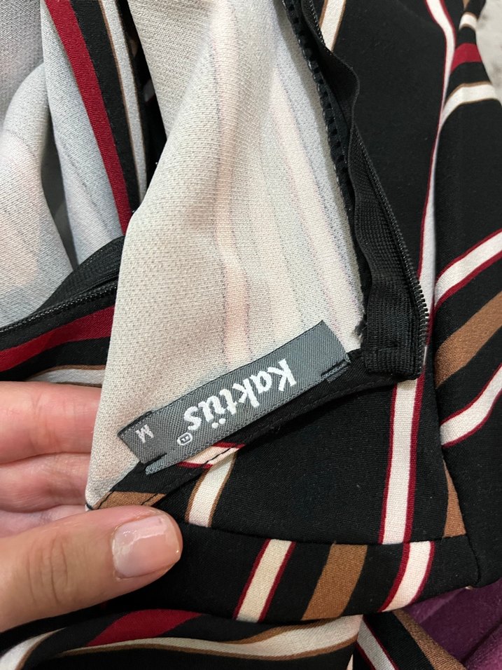 Çizgili Kemerli Ofis Tulum - Görsel 2