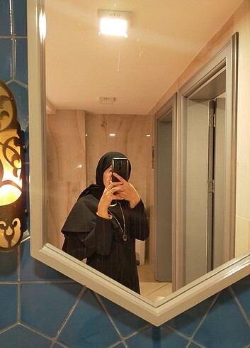 36 Beden siyah Renk Tesettür abiye