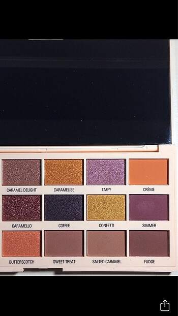 Beden I Heart Revolution Caramel Nudes Far Paleti