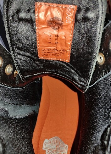 44 Beden siyah Renk Harley Davidson erkek bot