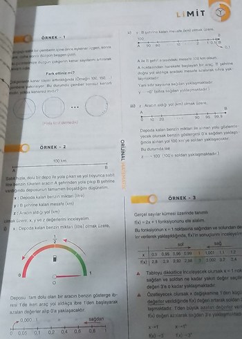 AYT Matematik Limit ve Süreklilik Konu Anlatımlı Set - Görsel 2