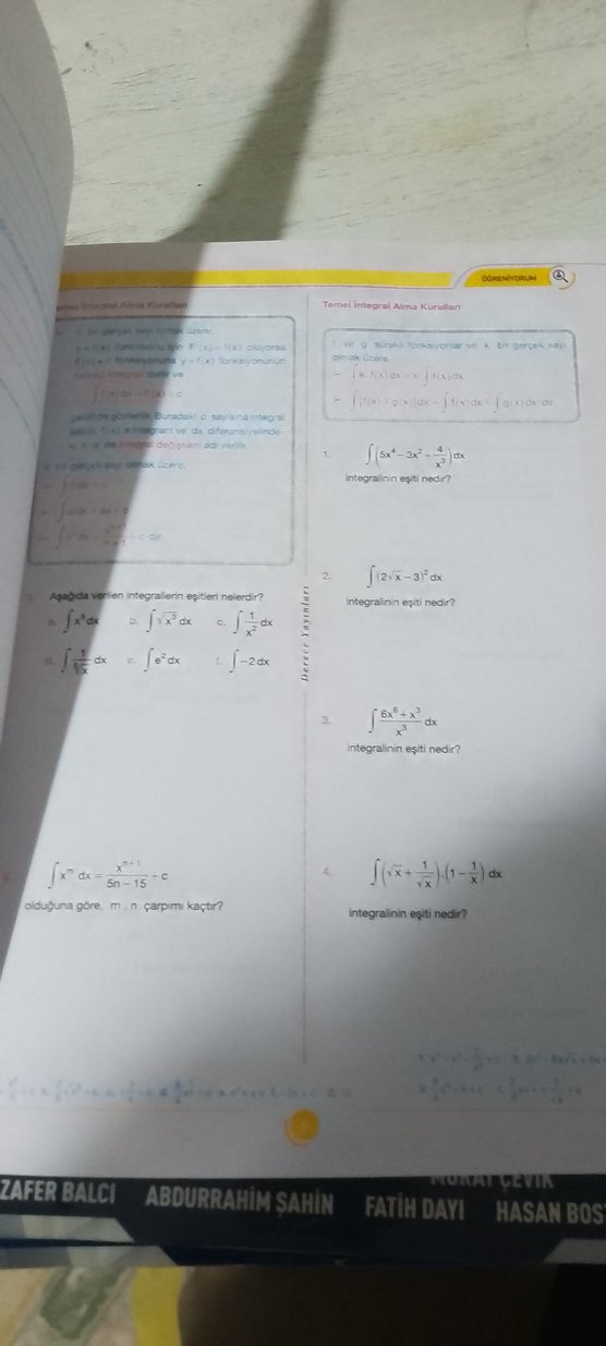 12. Sınıf Matematik Soru Kitabı - Derece Yayınları - Görsel 2