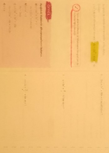 ayt matematik kafa dengi yayınları limit-türev-integral - Görsel 4