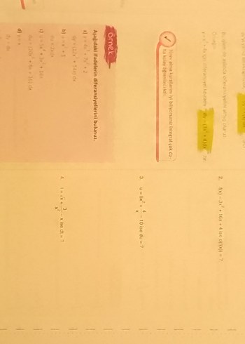 ayt matematik kafa dengi yayınları limit-türev-integral - Görsel 3